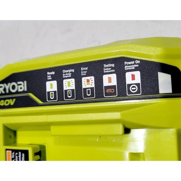 Ryobi 40-Volt 4 Ah High Capacity Lithium-Ion Battery & Charger EUC - Picture 10 of 16